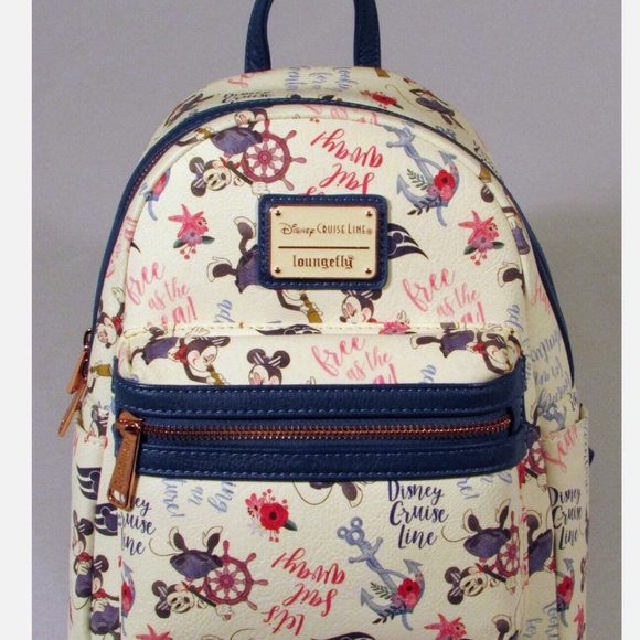 Disney Cruise Line "Sail Away" Loungefly Backpack